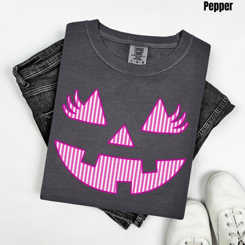 Pink Spooky Smile Comfort Colors 'NLB' T-Shirts, Hoodie, Sweatshirt - T-Shirt, Sweatshirt, Hoodie