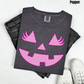 Pink Spooky Smile Comfort Colors 'NLB' T-Shirts, Hoodie, Sweatshirt - T-Shirt, Sweatshirt, Hoodie