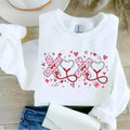 Pink Valentine Nurse Shirt Valentine School Nurse Shirt Nursing Valentine Shirt Valentine Coquette Bow Shirt Valentine Nurse Nurse Shirt Her T-Shirts, Hoodie, Sweatshirt - T-Shirt, Sweatshirt, Hoodie