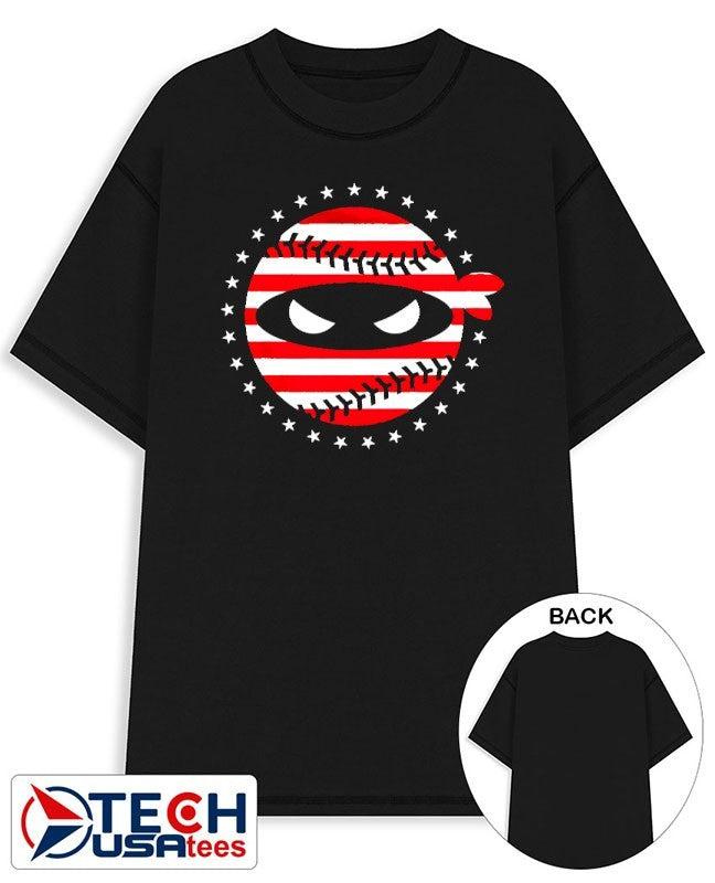 Pitching Ninja USA Team shirt Unisex T-shirt, Sweatshirt, Hoodie, Long Sleeve Tee - T-Shirt, Sweatshirt, Hoodie