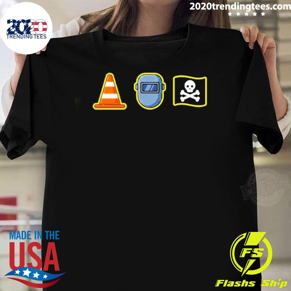 Pittsburgh Hoist The Traffic Cone 3 Icons Shirt Unisex T-shirt, Sweatshirt, Hoodie, Long Sleeve Tee - T-Shirt, Sweatshirt, Hoodie
