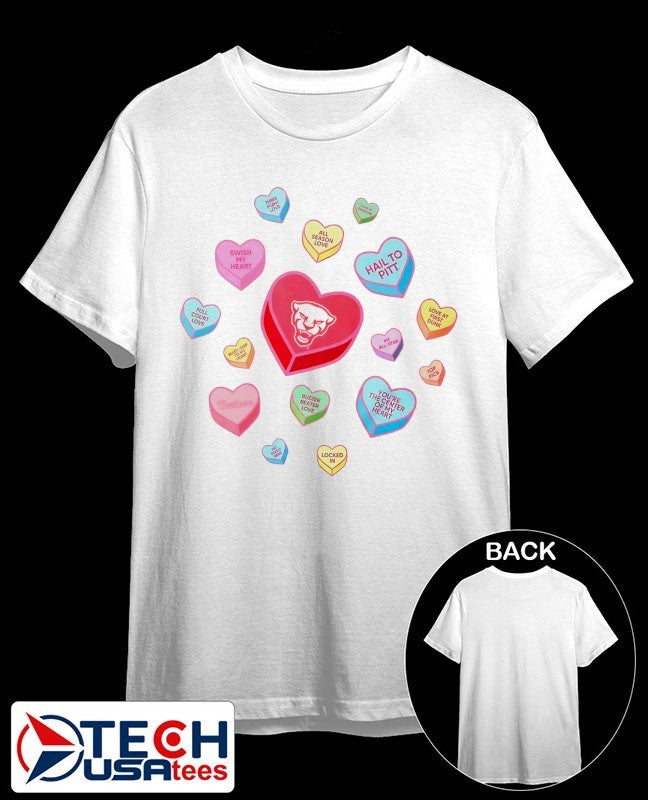 Pittsburgh Panthers Sweet Talk Valentines Day shirt Unisex T-shirt, Sweatshirt, Hoodie, Long Sleeve Tee - T-Shirt, Sweatshirt, Hoodie