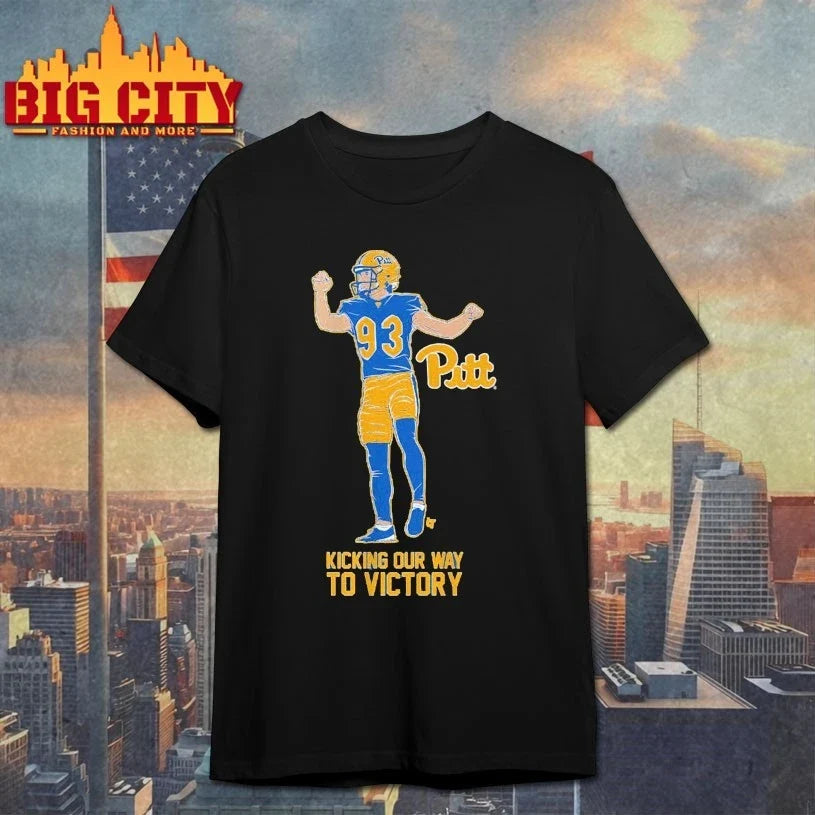 Pittsburgh Panthers Trey Butkowski Kicking Our Way to Victory shirt Unisex T-shirt, Sweatshirt, Hoodie, Long Sleeve Tee - T-Shirt, Sweatshirt, Hoodie