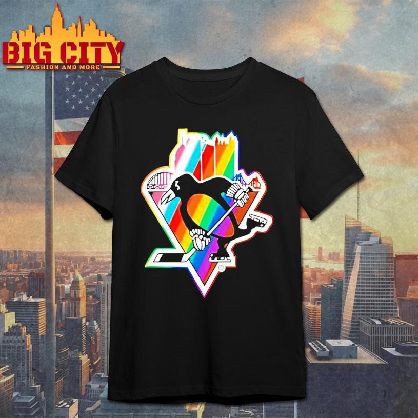 Pittsburgh Penguins Hockey Pride Lgbtq Shirt Unisex T-shirt, Sweatshirt, Hoodie, Long Sleeve Tee - T-Shirt, Sweatshirt, Hoodie