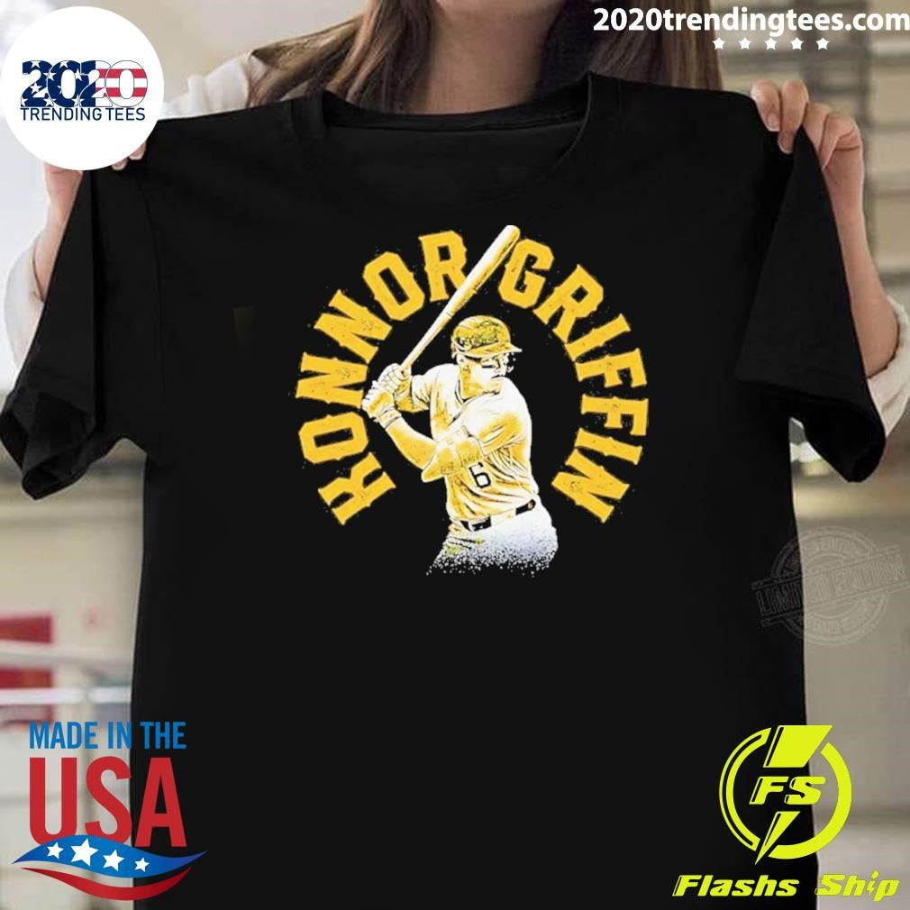 Pittsburgh Pirates Konnor Griffin Emblem Slugger Swing Shirt Unisex T-shirt, Sweatshirt, Hoodie, Long Sleeve Tee - T-Shirt, Sweatshirt, Hoodie