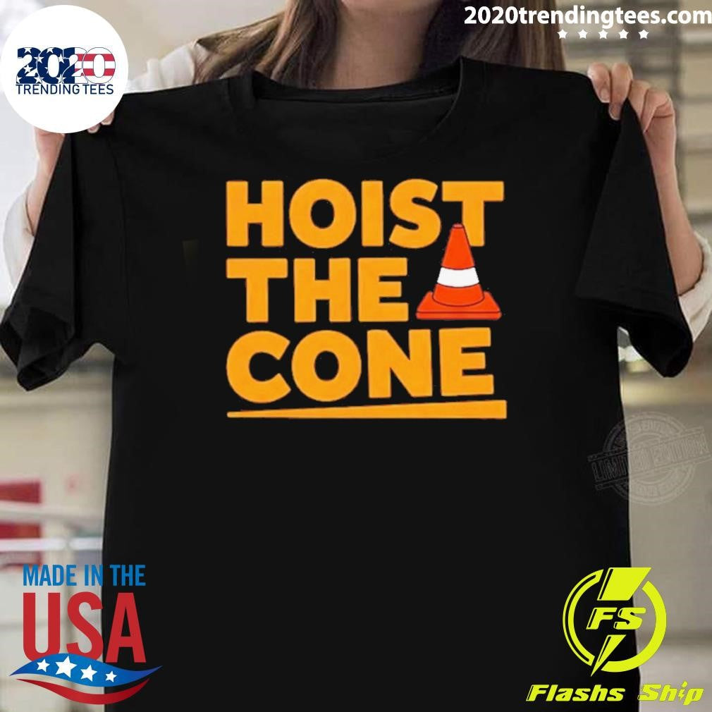Pittsburgh Pride Graphic Hoist The Cone Shirt Unisex T-shirt, Sweatshirt, Hoodie, Long Sleeve Tee - T-Shirt, Sweatshirt, Hoodie