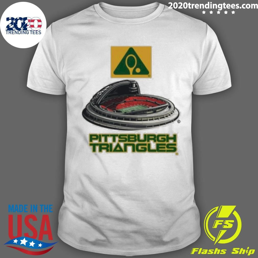 Pittsburgh Triangles Tennis Stadium Shirt Unisex T-shirt, Sweatshirt, Hoodie, Long Sleeve Tee - T-Shirt, Sweatshirt, Hoodie