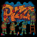 Pizza Turtle Graffiti Unisex T-shirt, Sweatshirt, Hoodie, Long Sleeve Tee - T-Shirt, Sweatshirt, Hoodie