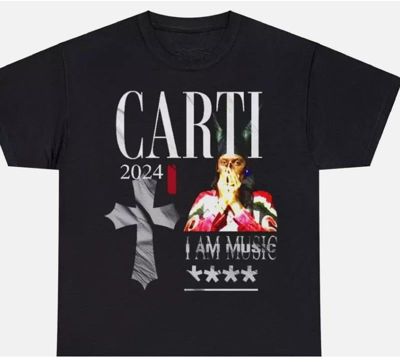 Pl4yboi C4rti Shirt 2024 I Am Music Short Sleeve S 3Xl T-Shirts, Hoodie, Sweatshirt - T-Shirt, Sweatshirt, Hoodie