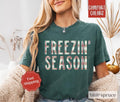 Plaid Freezin' Season Shirt Comfort Colors Cute Winter T-Shirts, Hoodie, Sweatshirt - T-Shirt, Sweatshirt, Hoodie