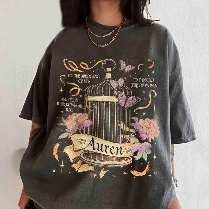 Plated Prisoner Comfort Colors Shirt Fan Auren Goldfinch Gold Cage Book Lover T-Shirts, Hoodie, Sweatshirt - T-Shirt, Sweatshirt, Hoodie