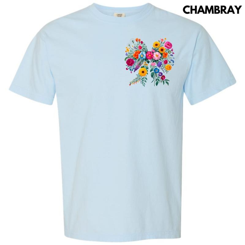 Pocket Size Blooming Big Bow Comfort Colors 'NLB' T-Shirts, Hoodie, Sweatshirt - T-Shirt, Sweatshirt, Hoodie