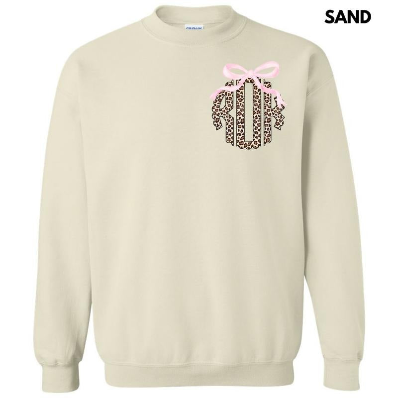 Pocket Size Pink Bow Cheetah Monogram 'NLB' T-Shirts, Hoodie, Sweatshirt - T-Shirt, Sweatshirt, Hoodie