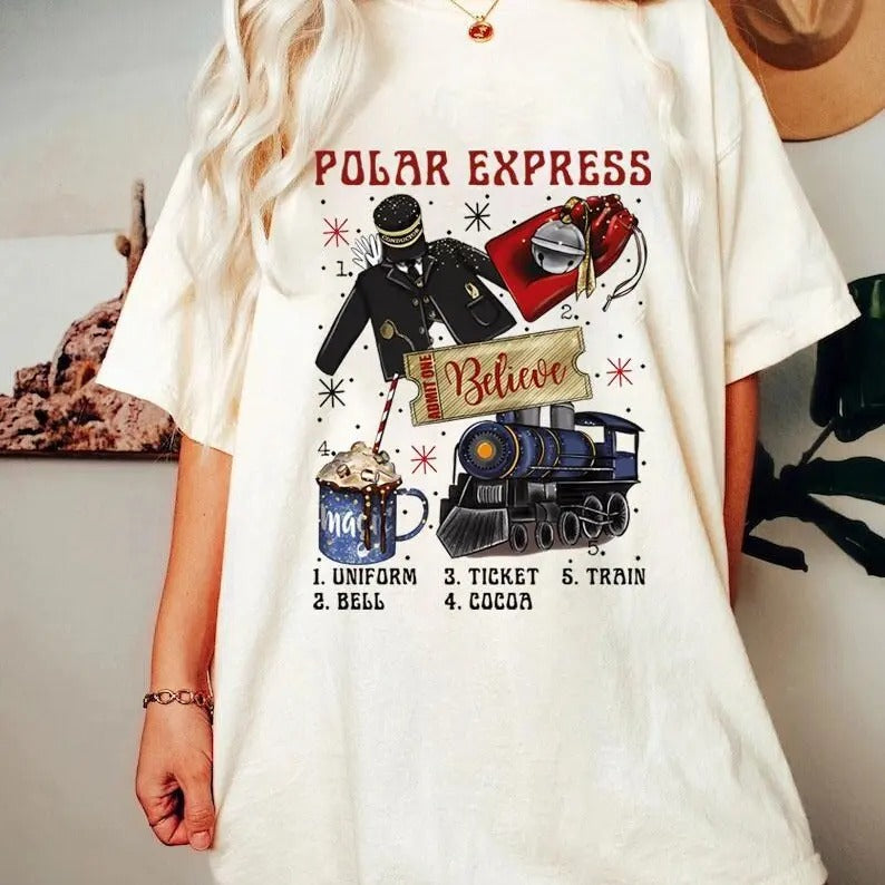 Polar Express Shirt Polar Express Trip Family Trip Xmas Sweat Merry Shirt All Aboard Polar Expres T-Shirts, Hoodie, Sweatshirt - T-Shirt, Sweatshirt, Hoodie