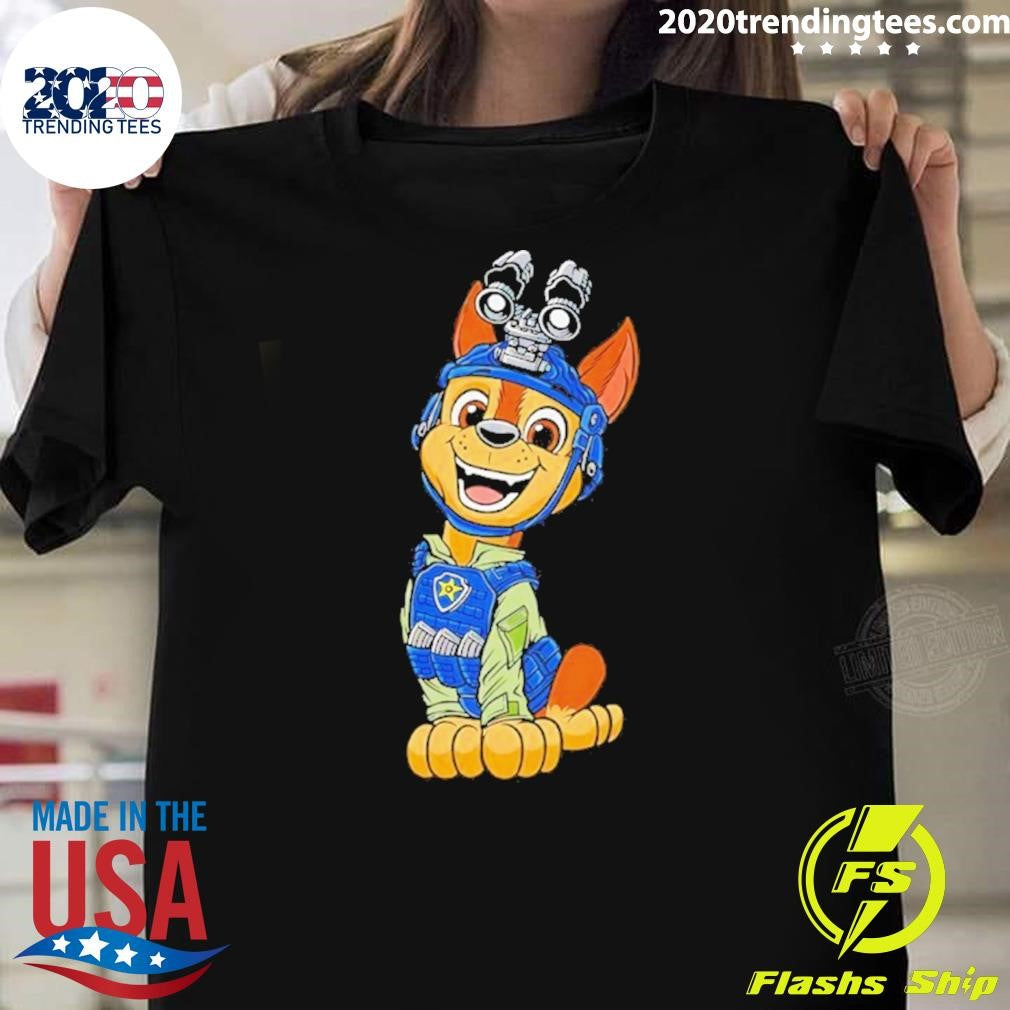 Police Dog Cartoon Shirt Unisex T-shirt, Sweatshirt, Hoodie, Long Sleeve Tee - T-Shirt, Sweatshirt, Hoodie