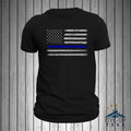 Police Thin Blue Flag Brushed T-Shirts, Hoodie, Sweatshirt - T-Shirt, Sweatshirt, Hoodie