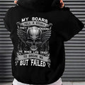 Skull Letter Print Drop Shoulder 1 Side Printed Man Woman Casual Crew Neck Long Sleeve 50 50 Cotton Polyester Blend Classic Fit Retro T-Shirts, Hoodie, Sweatshirt - T-Shirt, Sweatshirt, Hoodie