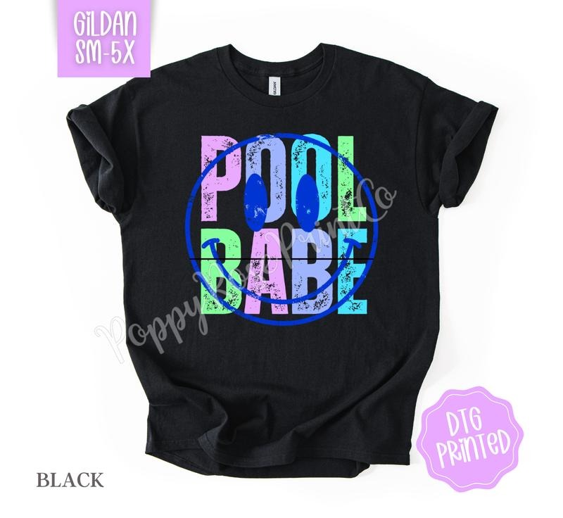 Pool Babe Gildan Summer Cute Shirt Her T-Shirts, Hoodie, Sweatshirt - T-Shirt, Sweatshirt, Hoodie