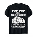 Pop Pop Grandson Bond That Cant Be Broken Grandpa 100% Cotton Made USA T-Shirts, Hoodie, Sweatshirt - T-Shirt, Sweatshirt, Hoodie
