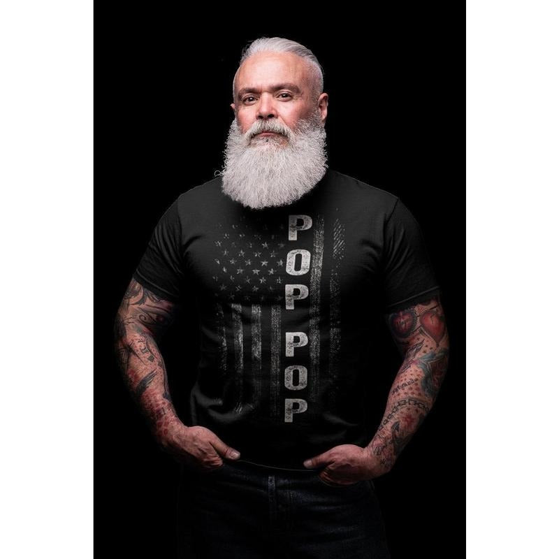 Pop Pop Shirt New Pop Pop Pop Pop Shirt USA Pop Pop Shirt Pop Pop Papa Grandpa Patriotic Shirts T-Shirts, Hoodie, Sweatshirt - T-Shirt, Sweatshirt, Hoodie