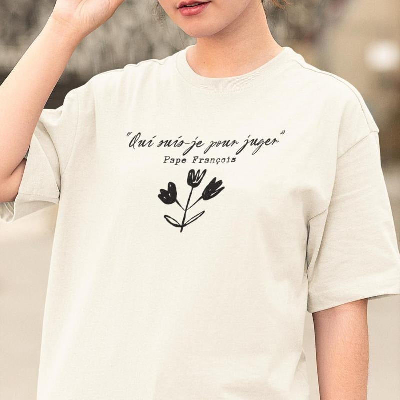 Pope Francis RIP Cotton Fabric Fit Top Womenswear Streetwear T-Shirts, Hoodie, Sweatshirt - T-Shirt, Sweatshirt, Hoodie