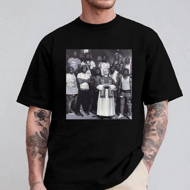 Pope Oblock Shirt First American Pope Pope Back Da Hood Vintage Shirt Cotton Top T-Shirts, Hoodie, Sweatshirt - T-Shirt, Sweatshirt, Hoodie
