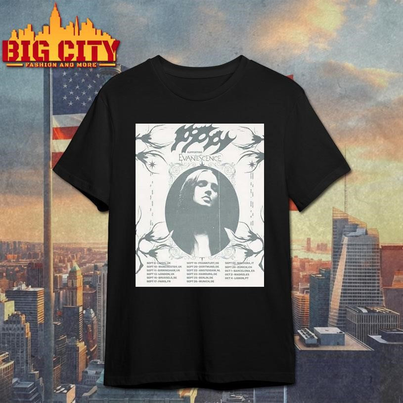Poppy EU And UK Tour 2026 Shirt Unisex T-shirt, Sweatshirt, Hoodie, Long Sleeve Tee - T-Shirt, Sweatshirt, Hoodie