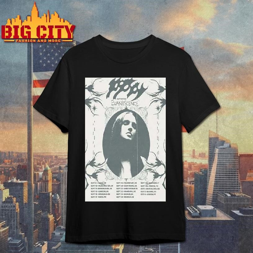 Poppy Eu Uk Tour 2026 Shirt Unisex T-shirt, Sweatshirt, Hoodie, Long Sleeve Tee - T-Shirt, Sweatshirt, Hoodie