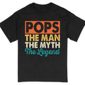 Pops Man Myth Legend Vintage Dad Shirt T-Shirts, Hoodie, Sweatshirt - T-Shirt, Sweatshirt, Hoodie