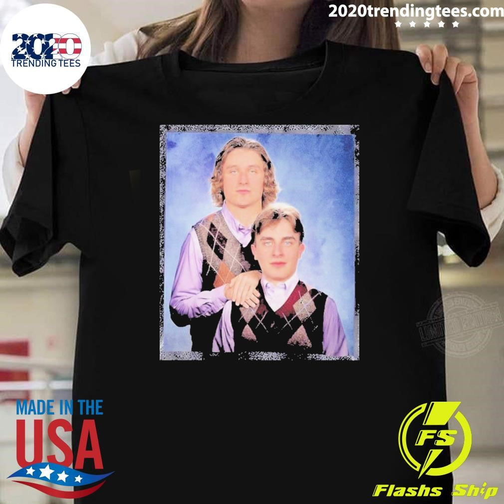 Porter Martone Trevor Zegras Philadelphia Flyers Step Brothers Ice Hockey Shirt Unisex T-shirt, Sweatshirt, Hoodie, Long Sleeve Tee - T-Shirt, Sweatshirt, Hoodie