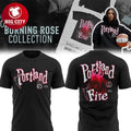 Portland Fire Burning Rose 2025 Two Sided Shirt Unisex T-shirt, Sweatshirt, Hoodie, Long Sleeve Tee - T-Shirt, Sweatshirt, Hoodie