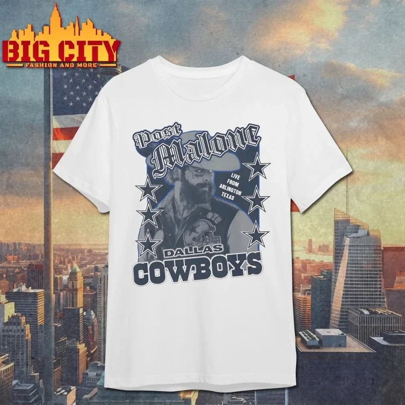 Post Malone Dallas Cowboys Live from arlington Texas shirt Unisex T-shirt, Sweatshirt, Hoodie, Long Sleeve Tee - T-Shirt, Sweatshirt, Hoodie