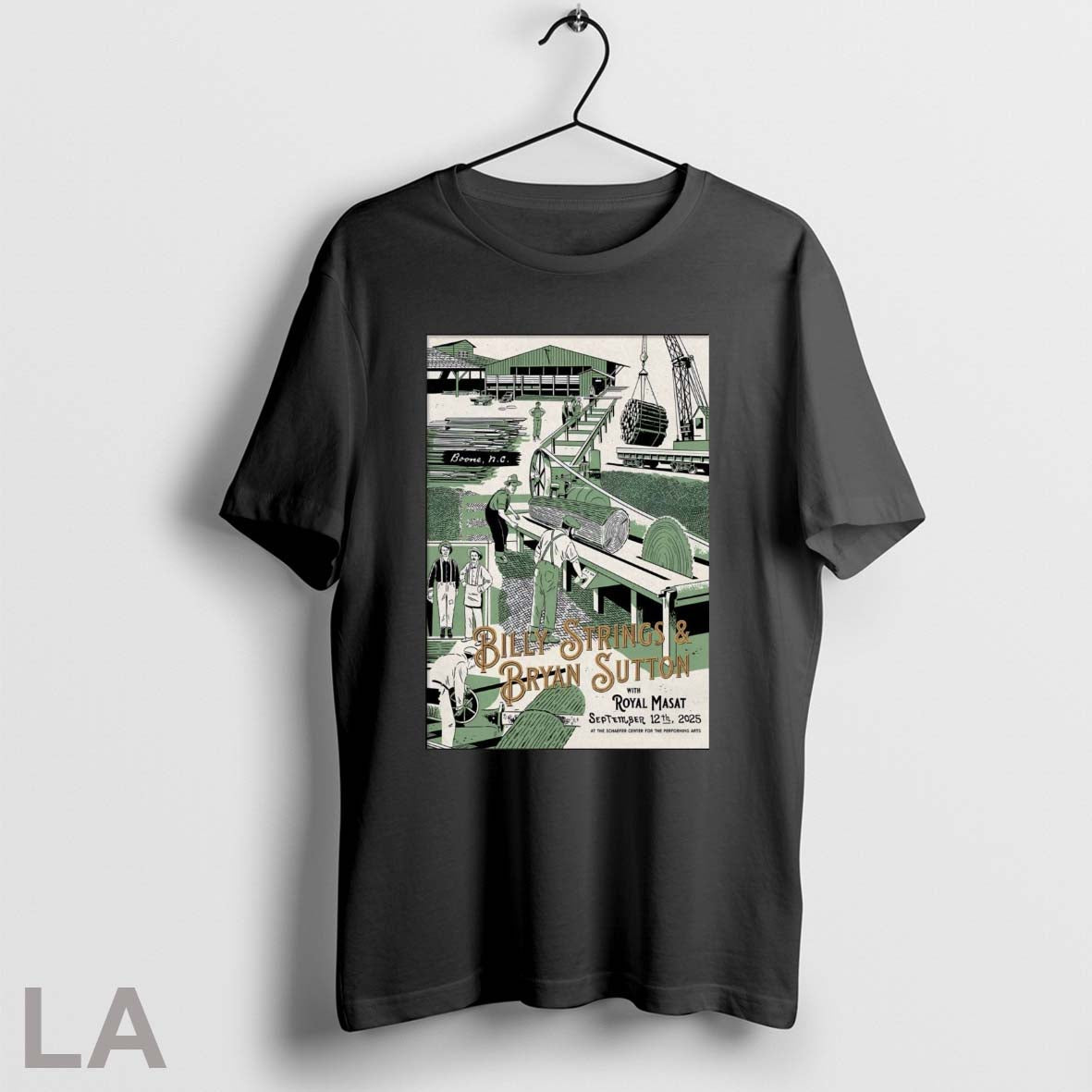 Poster Billy Strings And Bryan Sutton With Royal Masat September 12 2025 In Boone Nc Unisex T-shirt, Sweatshirt, Hoodie, Long Sleeve Tee - T-Shirt, Sweatshirt, Hoodie