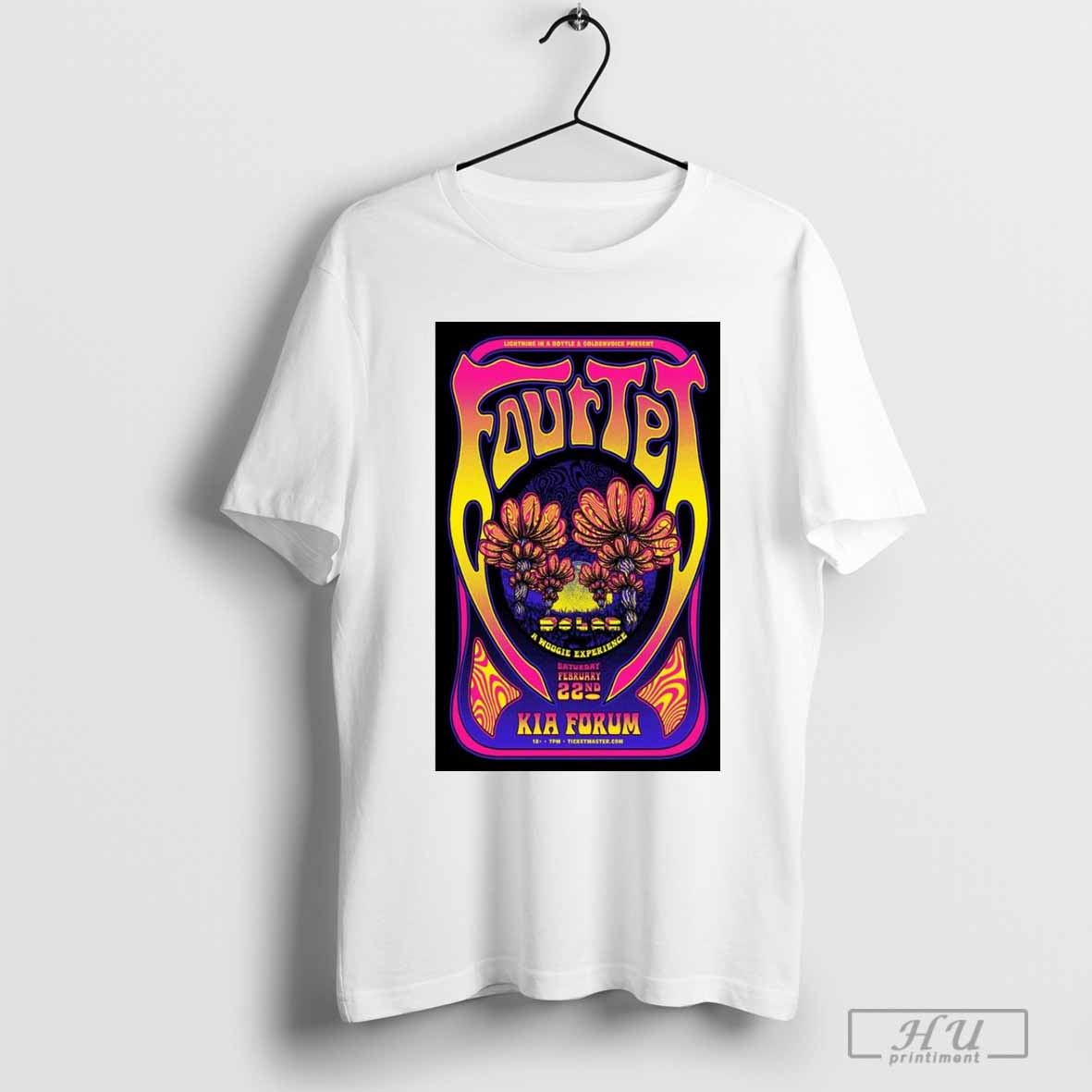 Poster Four Tet Show At Kia Forum On February 22 A Woogie Experience Unisex T-shirt, Sweatshirt, Hoodie, Long Sleeve Tee - T-Shirt, Sweatshirt, Hoodie