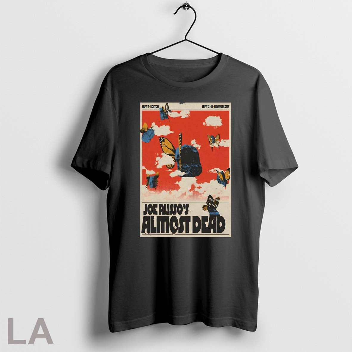 Poster Joe Russos Almost Dead The Rooftop At Pier 17 In Nyc September 12 13 Unisex T-shirt, Sweatshirt, Hoodie, Long Sleeve Tee - T-Shirt, Sweatshirt, Hoodie