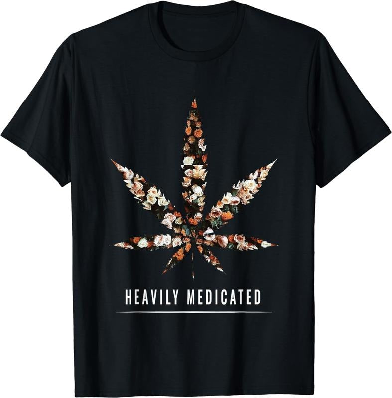 [100% Cotton] Heavily Medicated Marijuana Cannabis Weed Pot Stoner T-Shirts, Hoodie, Sweatshirt - T-Shirt, Sweatshirt, Hoodie