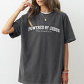 Powered Jesus Shirt Comfort Colors Bible Verse Religious Christian Baptism Faith Based Womenswear T-Shirts, Hoodie, Sweatshirt - T-Shirt, Sweatshirt, Hoodie