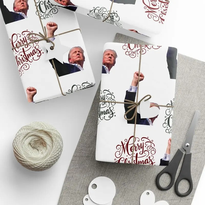 Powerful Trump Trump Wrapping Paper Trump Wrap Maga Wrap Trump 2024 T-Shirts, Hoodie, Sweatshirt - T-Shirt, Sweatshirt, Hoodie