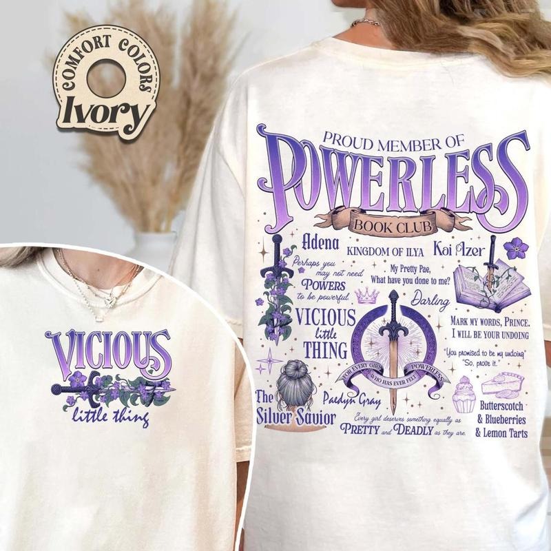 Powerless Shirt Kai Azer I Love You Book Lover I Love You Powerless Powerless Lauren Roberts T-Shirts, Hoodie, Sweatshirt - T-Shirt, Sweatshirt, Hoodie