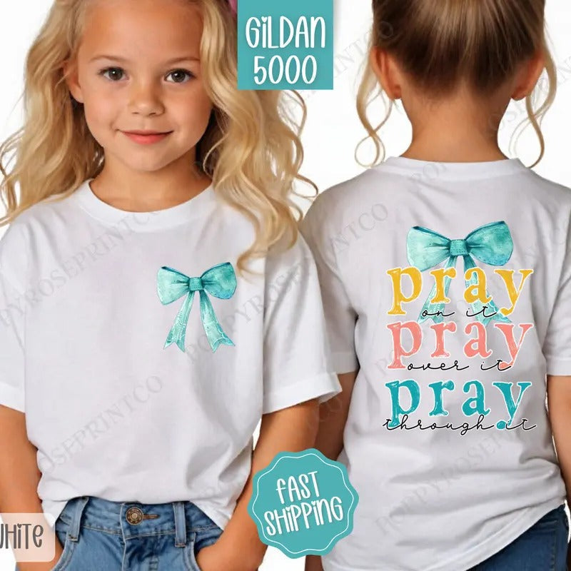 Pray Shirt Religious Children'S Shirt Religious Gildan T-Shirts, Hoodie, Sweatshirt - T-Shirt, Sweatshirt, Hoodie