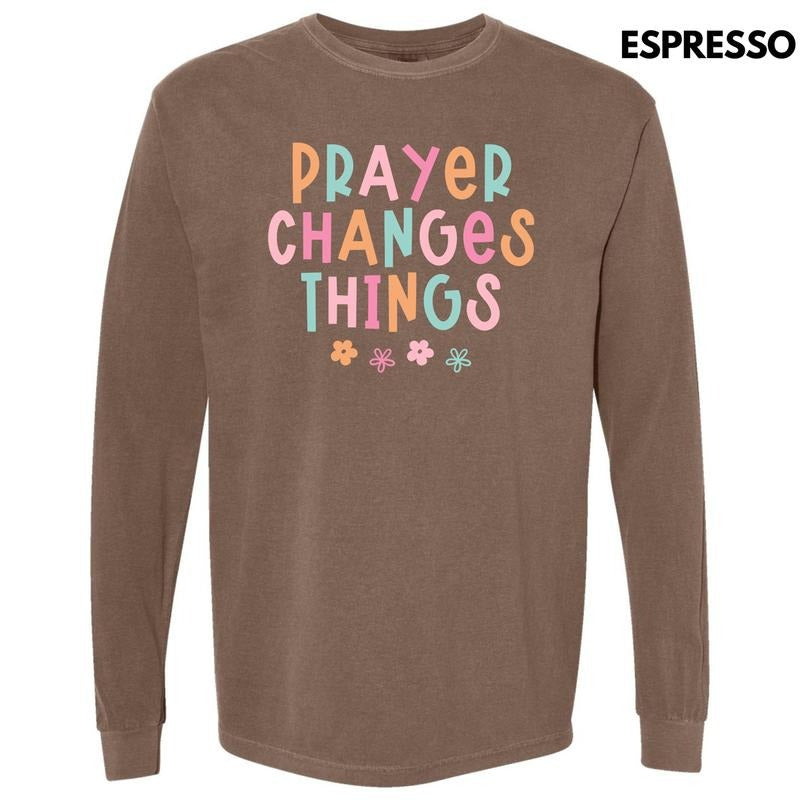 Prayer Changes Things Long Sleeve Comfort Colors 'NLB' T-Shirts, Hoodie, Sweatshirt - T-Shirt, Sweatshirt, Hoodie