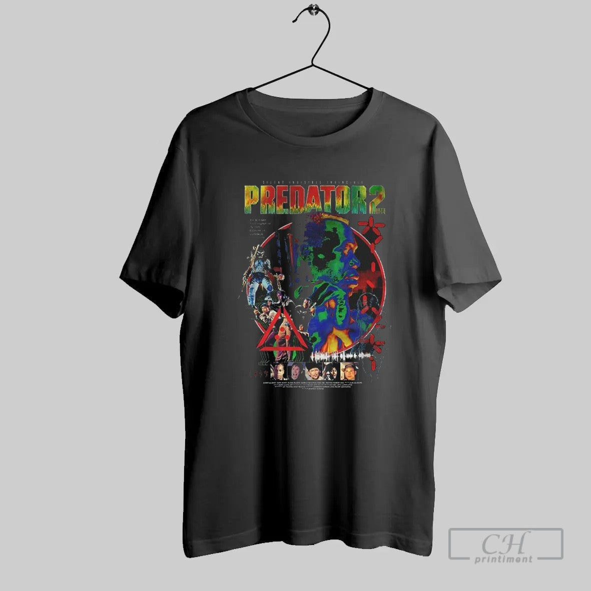 Predator 2 Silent Invisible Invincible This Time The Hunt Is In The Concrete Jungle Movie Unisex T-shirt, Sweatshirt, Hoodie, Long Sleeve Tee - T-Shirt, Sweatshirt, Hoodie