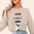 Pregnancy Extra Heartbeat Inside Pregnancy Reveal Pregnancy Announce Baby Announcement Maternity New Mum T-Shirts, Hoodie, Sweatshirt - T-Shirt, Sweatshirt, Hoodie