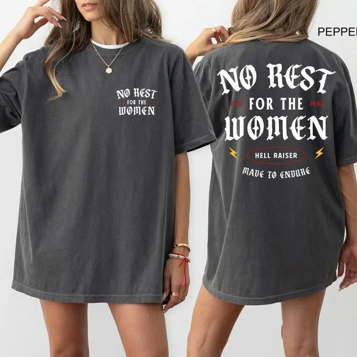 No Rest Feminist Shirt Girl Power Feminism Rights T-Shirts, Hoodie, Sweatshirt - T-Shirt, Sweatshirt, Hoodie