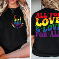 All Love Love All Pride Ally Gay Pride T-Shirts, Hoodie, Sweatshirt - T-Shirt, Sweatshirt, Hoodie