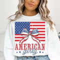 American Girly Coquette 4th July 4th July American Flag T-Shirts, Hoodie, Sweatshirt - T-Shirt, Sweatshirt, Hoodie