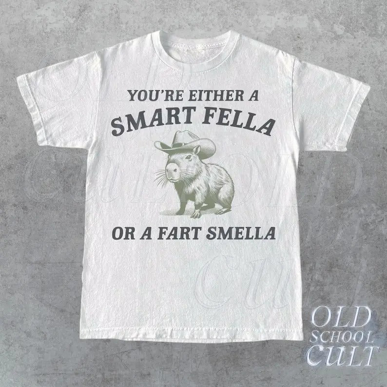 Are You Smart Fella Fart Smella Vintage Shirt Retro Cartoon Weird Meme T-Shirts, Hoodie, Sweatshirt - T-Shirt, Sweatshirt, Hoodie