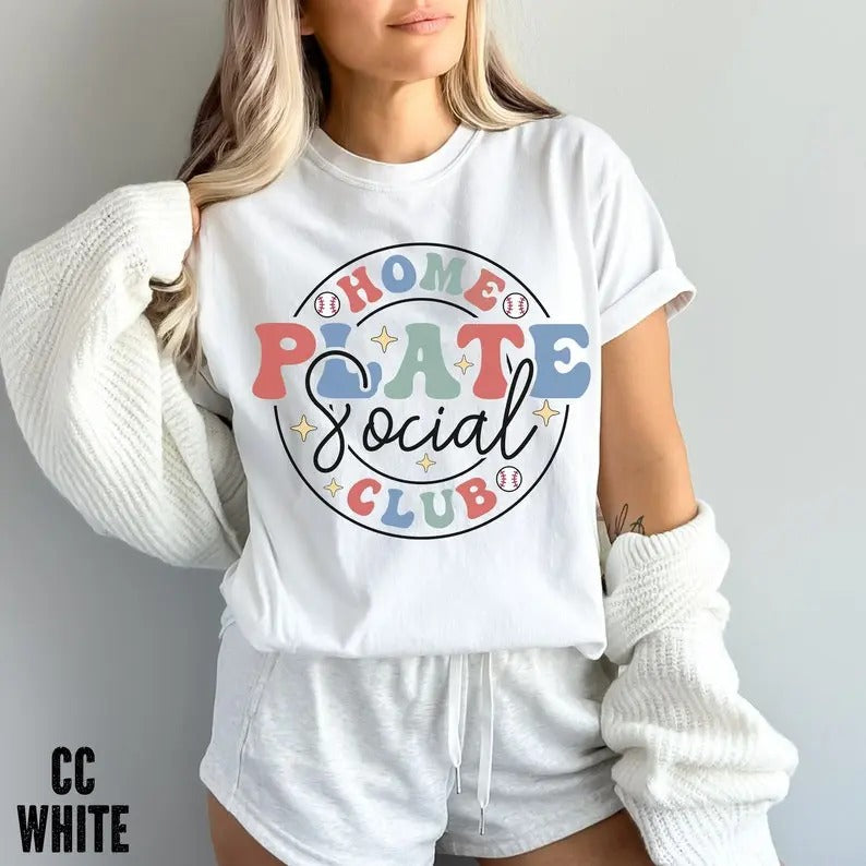 Baseball Lovers Home Plate Social Club Shirt Funny Baseball Shirt Baseball Mom Shirt Baseball Fans T Shirtstyle{N002}2 T-Shirts, Hoodie, Sweatshirt - T-Shirt, Sweatshirt, Hoodie