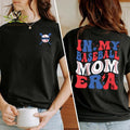 Baseball Mom Era Custom Number Name Two Sided Baseball Mom Baseball Mom Shirt Baseball Mom Game Day Shirt T-Shirts, Hoodie, Sweatshirt - T-Shirt, Sweatshirt, Hoodie