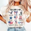 Coquette God Says I Am 4th July 4th July Christian 4th July America Independence Day T-Shirts, Hoodie, Sweatshirt - T-Shirt, Sweatshirt, Hoodie